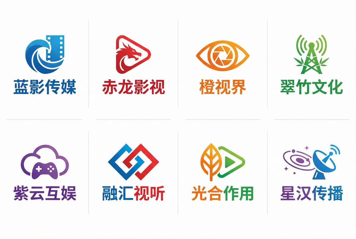 小小绘 - 合作影视品牌Logo墙